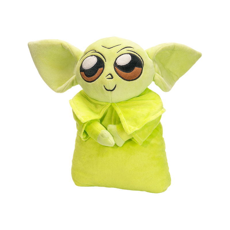 Очаровательные плюшевые игрушки в виде фантастических животных используются для согревания рук