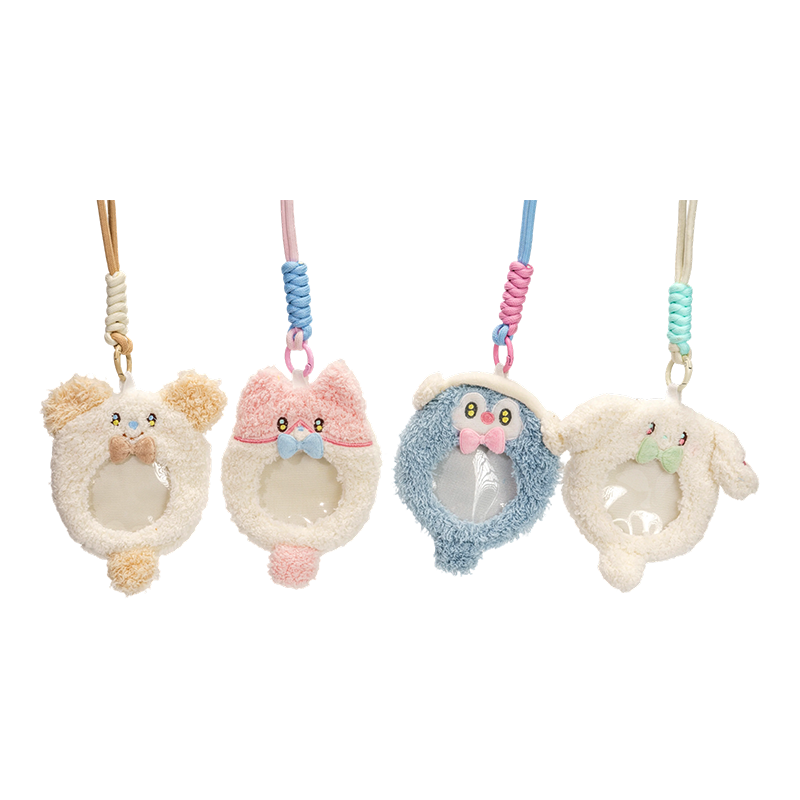 Милые плюшевые держатели для карт Visage