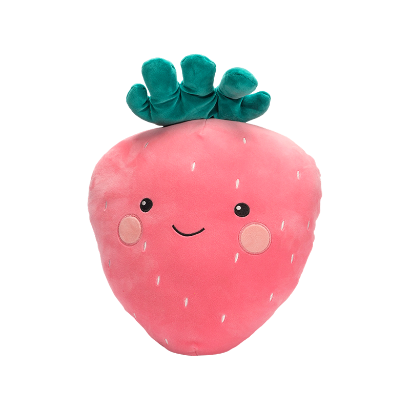 Кукла-клубница с розовым смайликом