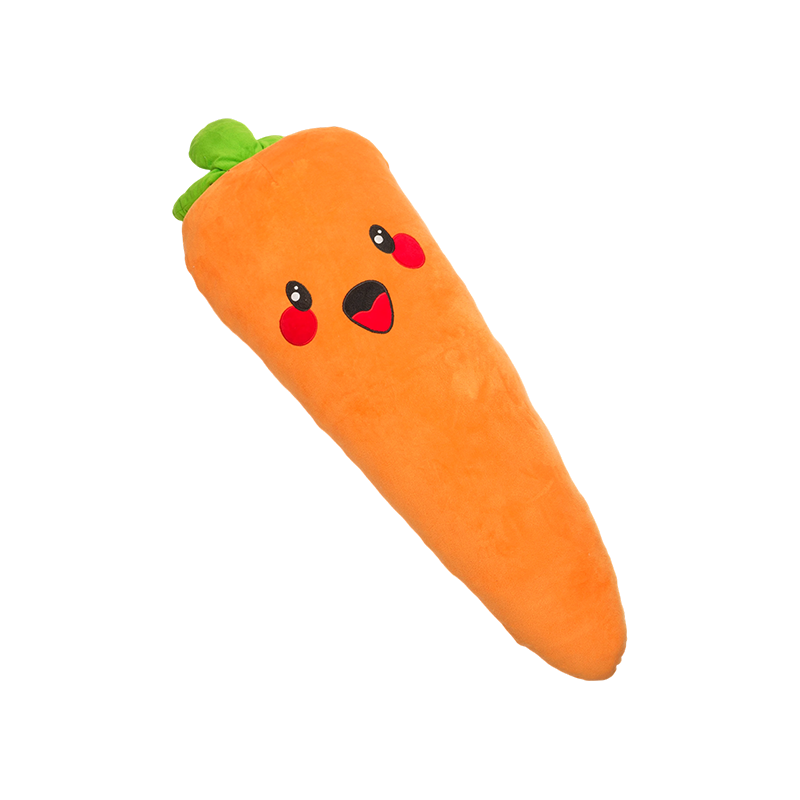 Длинная обнимающаяся морковная подушка